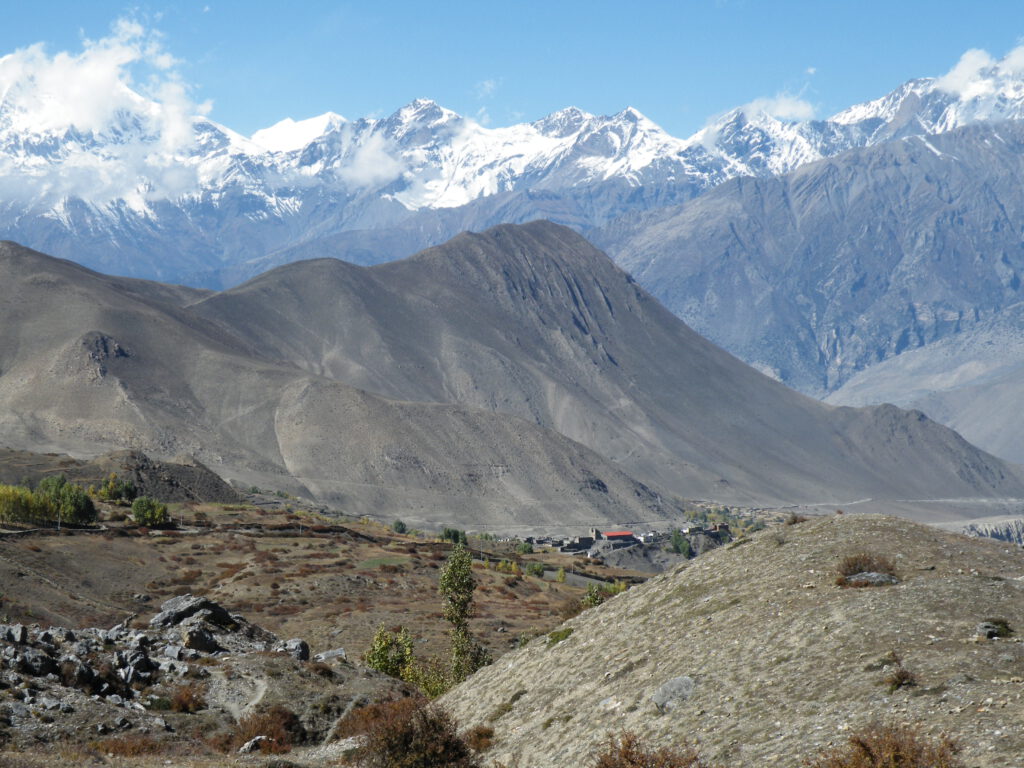 Blick ins Tal - Jharkot - Dhaulagiri - Phaylak